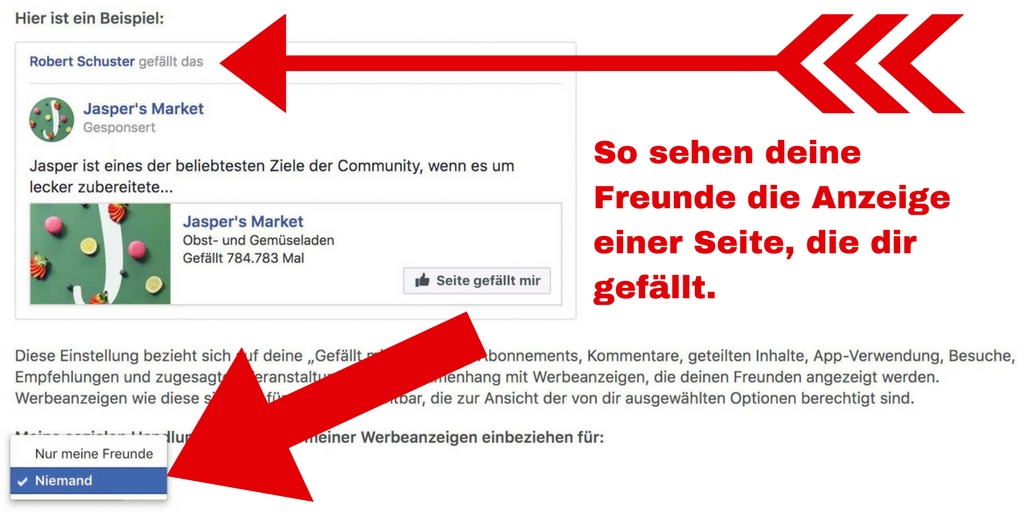 Gemeinsame anzeigen freunde nur facebook Wie Facebook